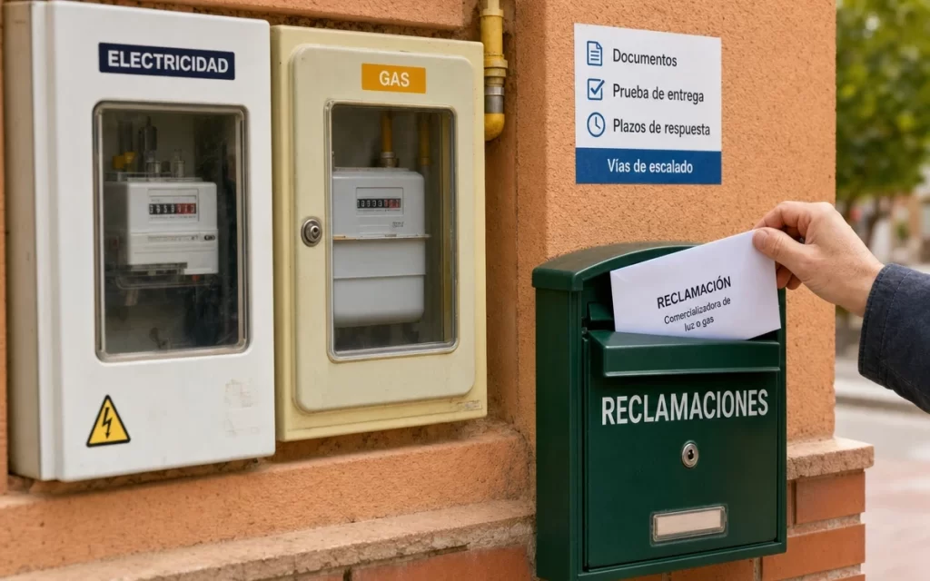 Cómo reclamar a una comercializadora de luz o gas en España